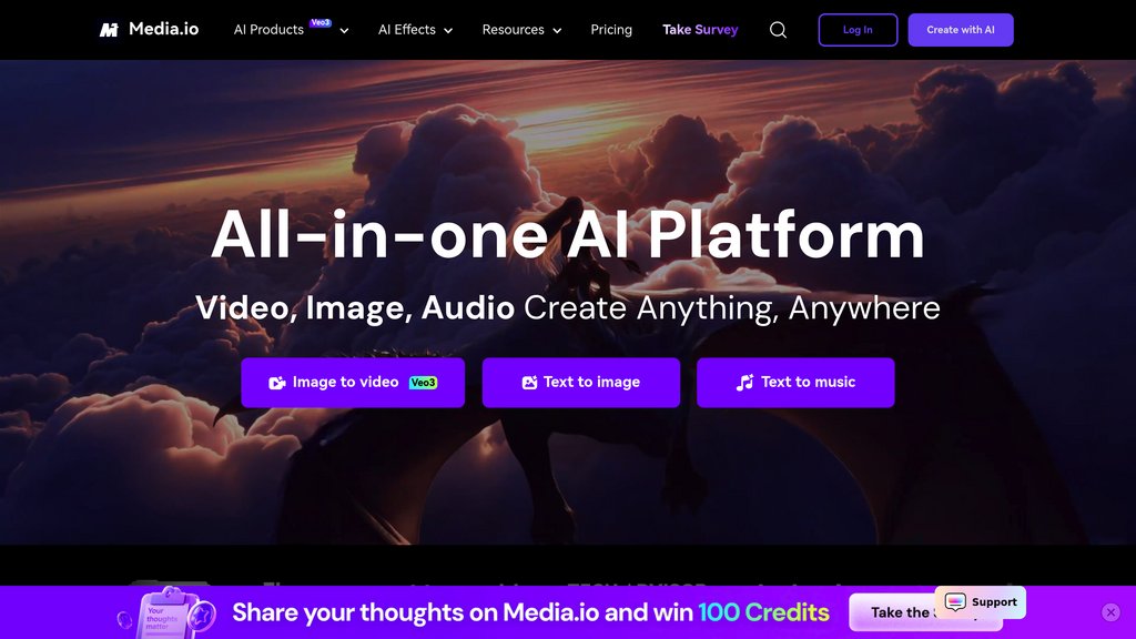 Media.io 截圖
