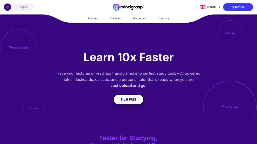 Mindgrasp AI 截圖