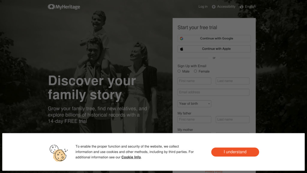 MyHeritage 截圖