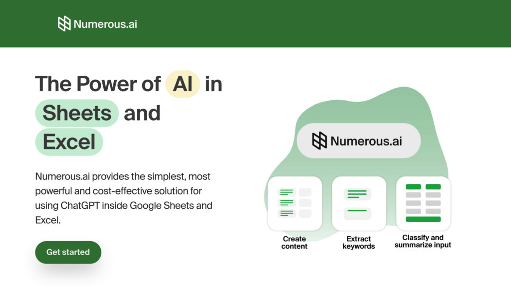 Numerous.ai 截圖