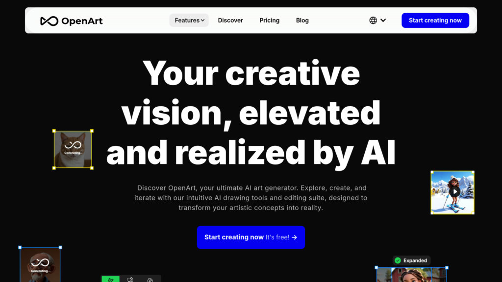 OpenArt AI 截圖
