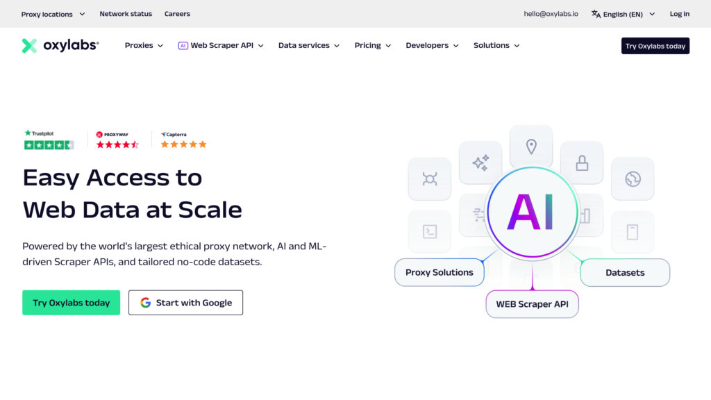 Oxylabs Screenshot