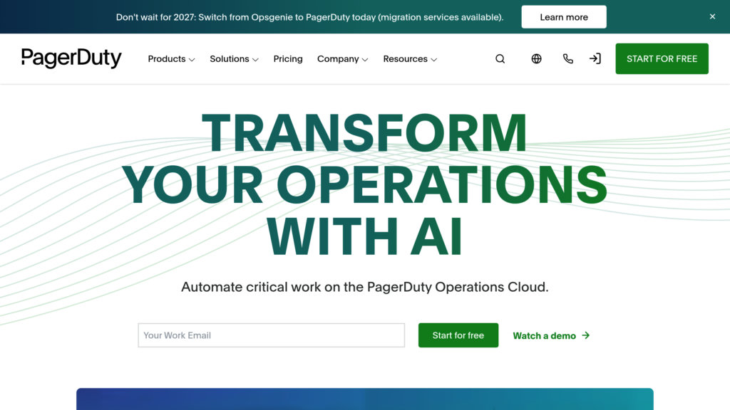 PagerDuty 截圖