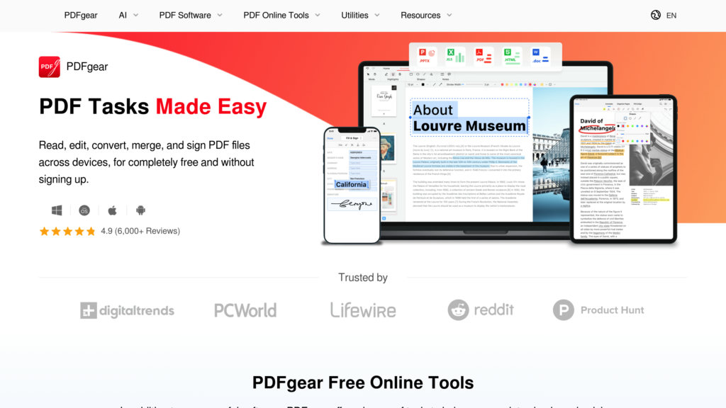 PDFgear Screenshot