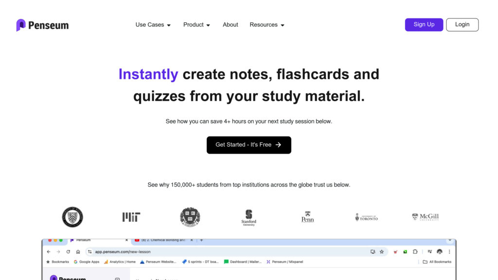Penseum Screenshot
