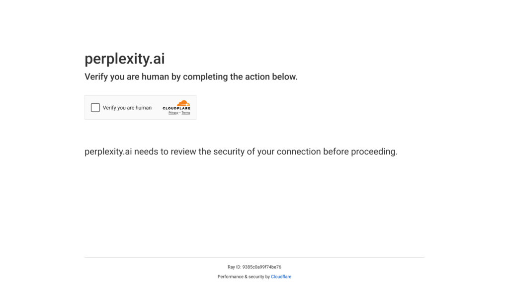 Perplexity AI 截圖