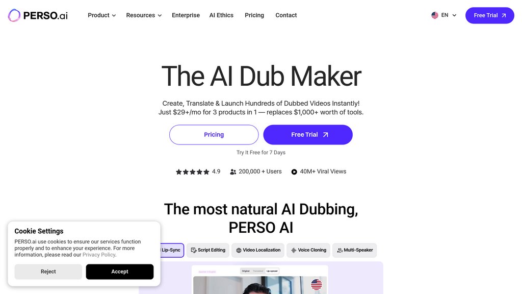 PERSO.ai 截圖