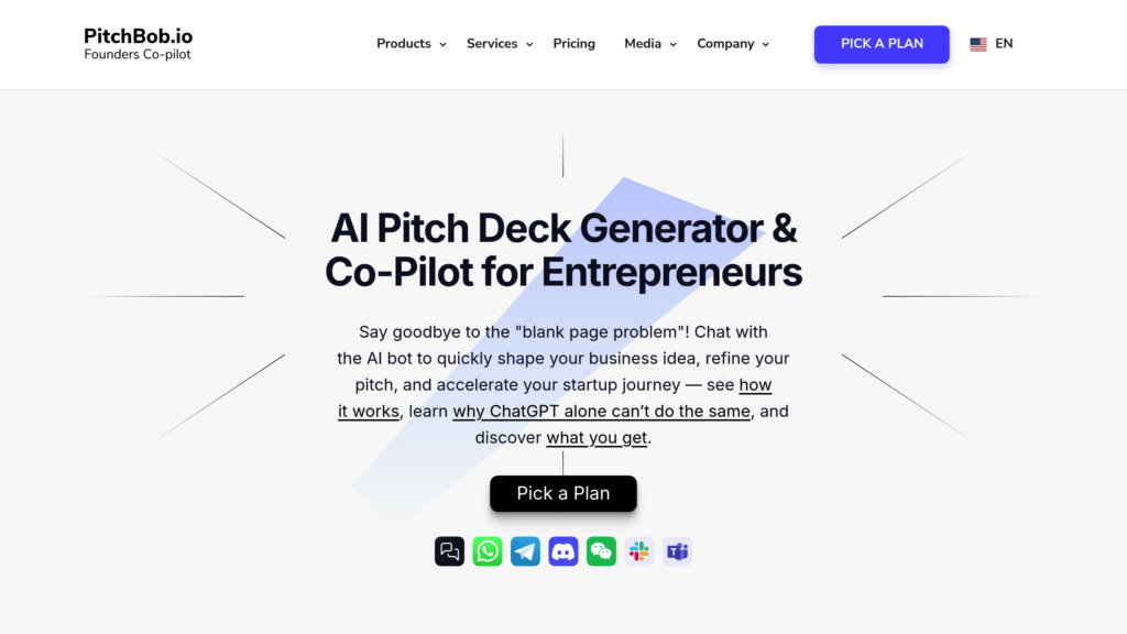 PitchBob.io 截圖