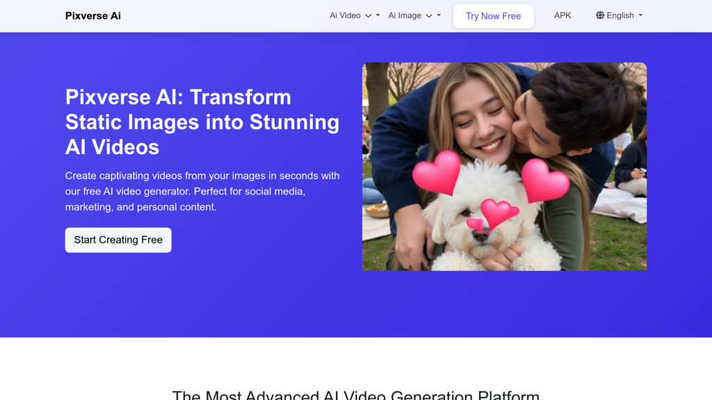 Pixverse AI 截圖
