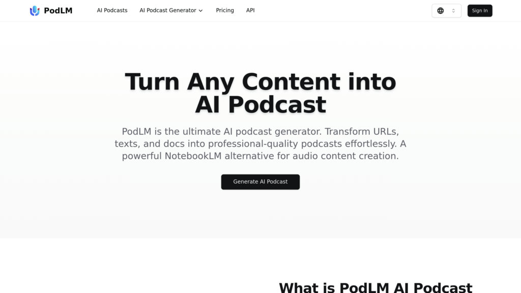 PodLM 截圖