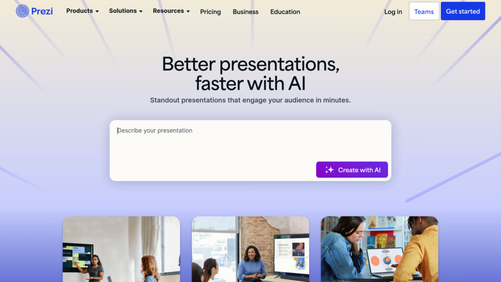 Prezi 截圖