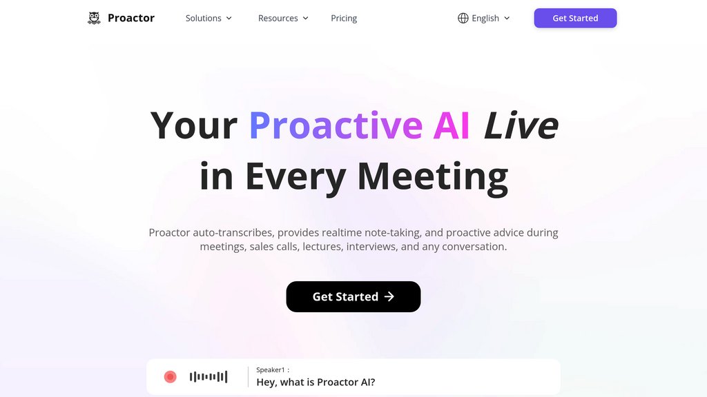 Proactor AI 截圖