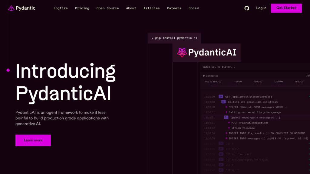Pydantic 截圖