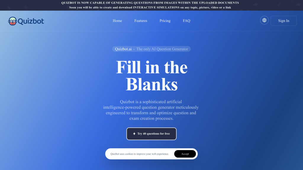 Quizbot.ai Screenshot