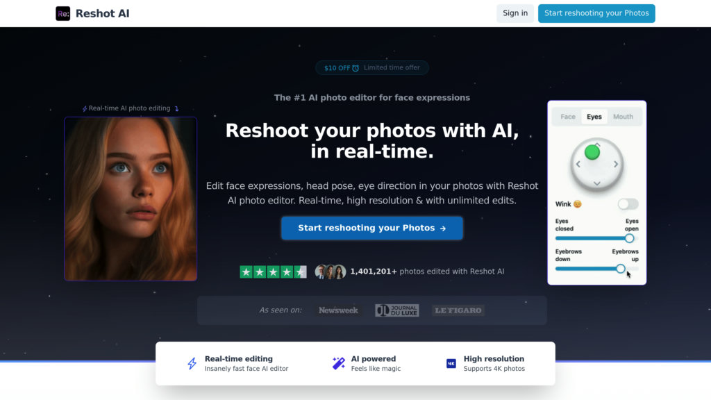 Reshot AI 截圖