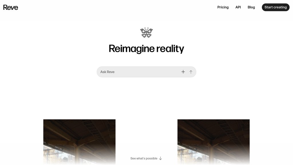 Reve AI Screenshot