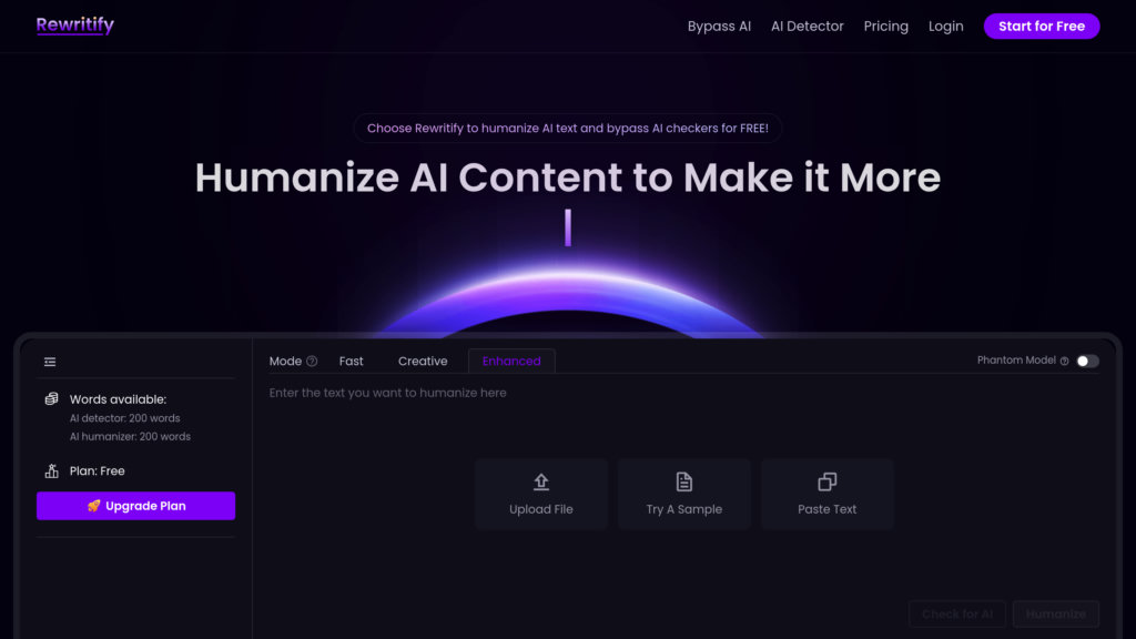 Rewritify AI 截圖