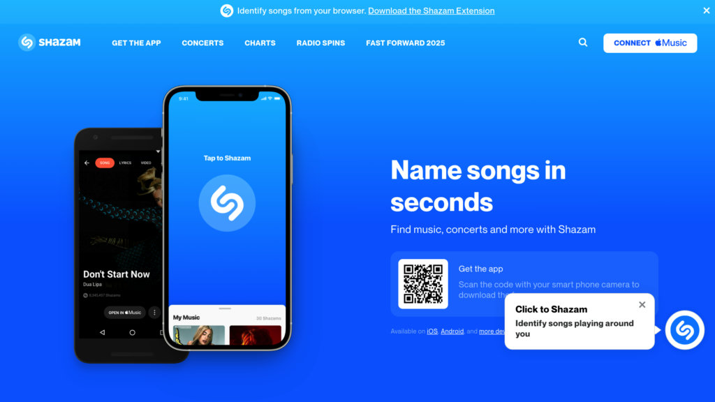 Shazam 截圖