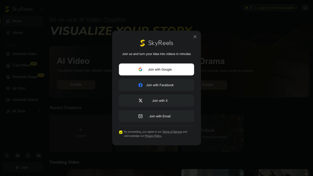 SkyReels AI 截圖