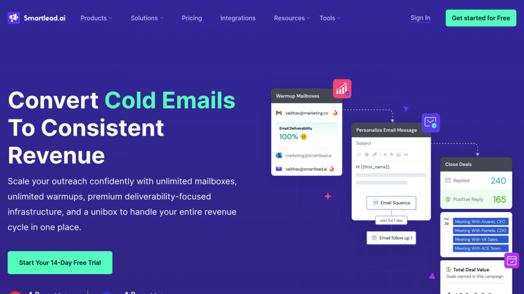 Smartlead.ai Screenshot