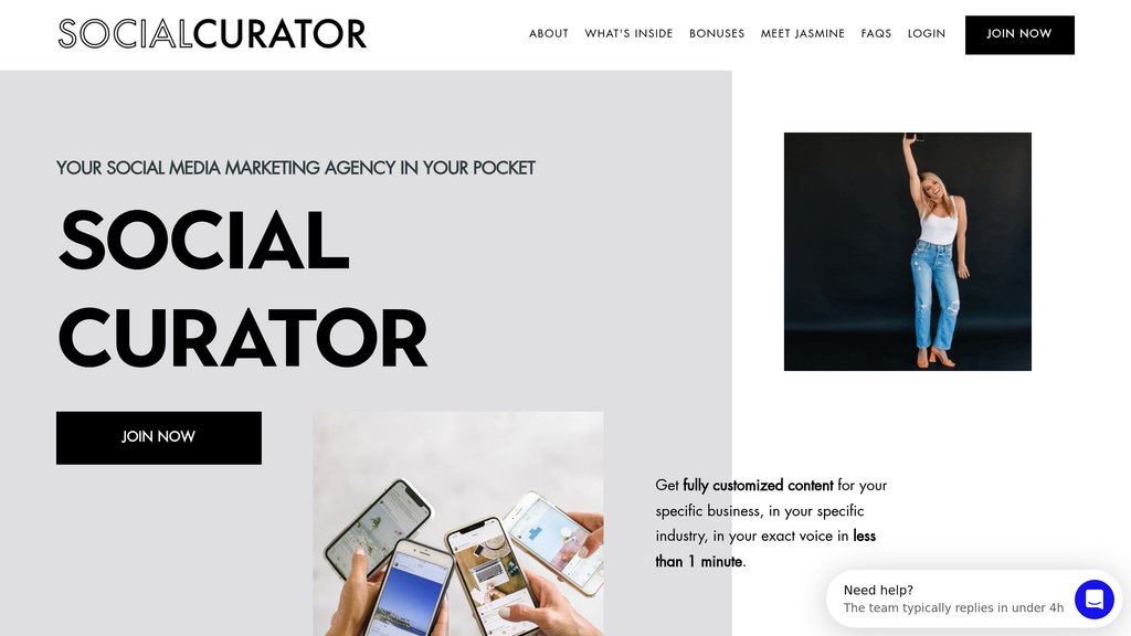 Social Curator 截圖