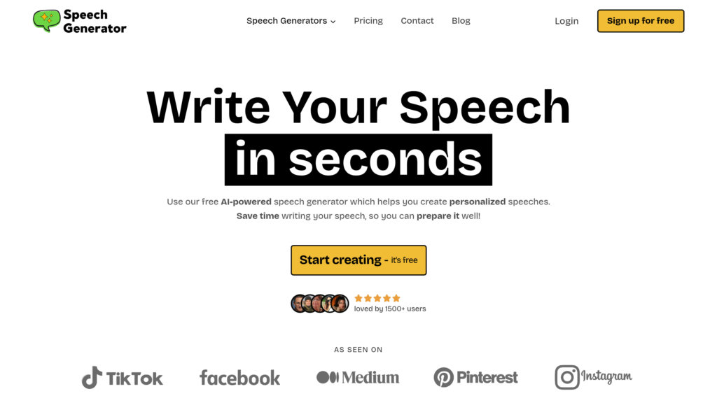 SpeechGenerator 截圖