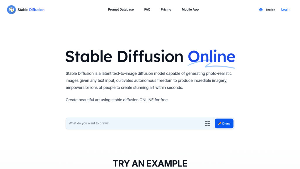 Stable Diffusion Screenshot
