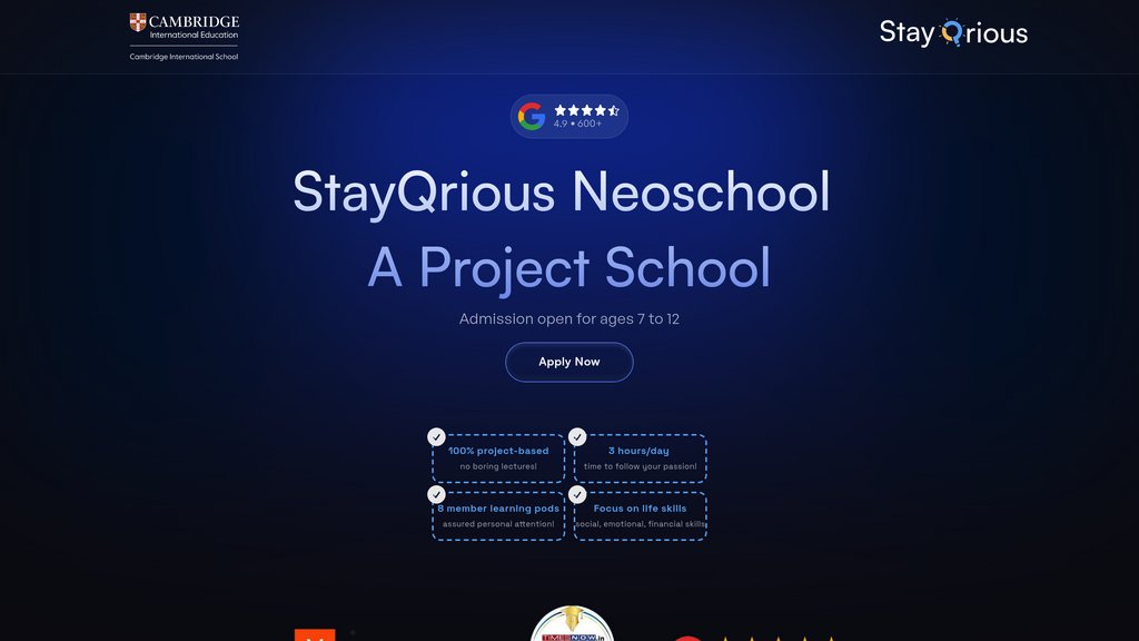 StayQrious Neoschool Screenshot