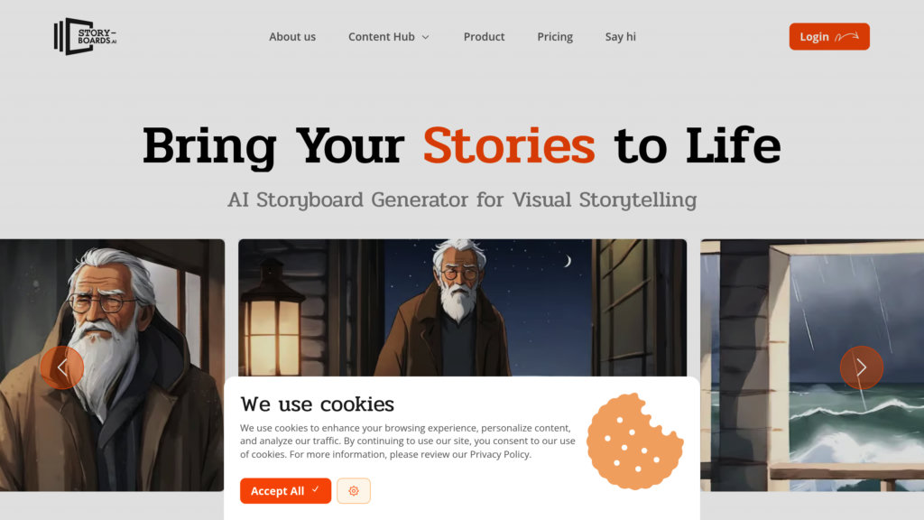 Storyboarder.ai 截圖