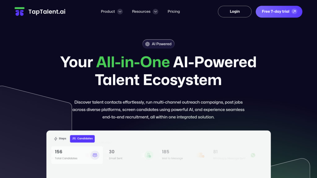 TapTalent.ai 截圖