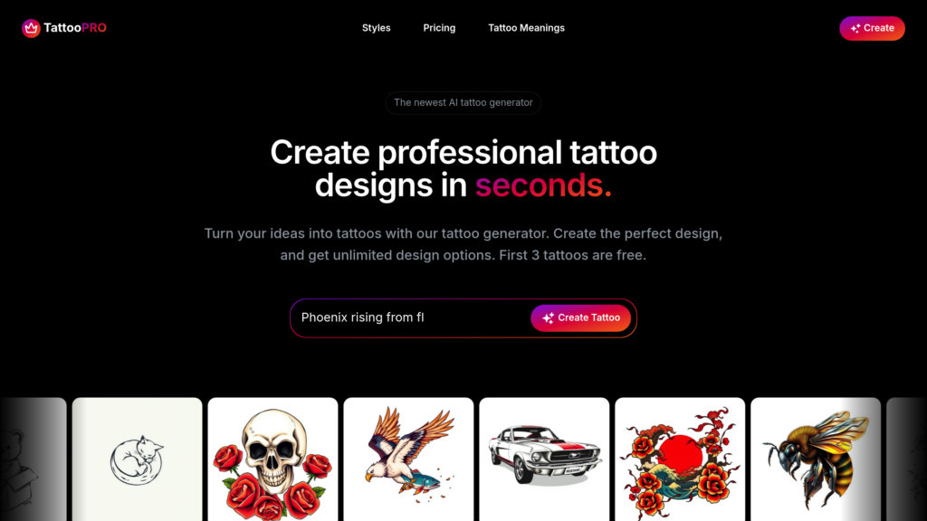 TattooPRO Screenshot