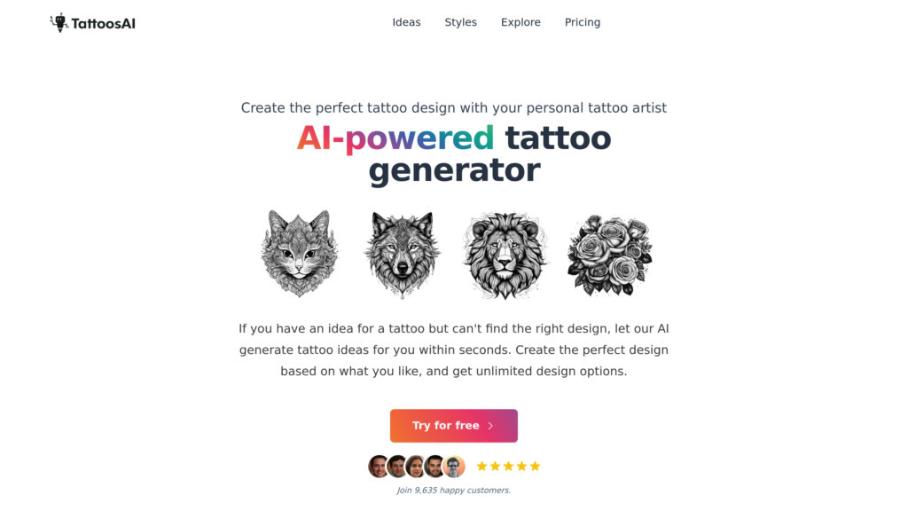 TattoosAI 截圖