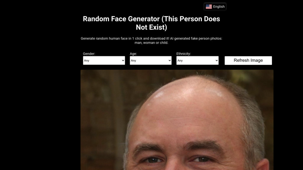 This Person Does Not Exist 截圖