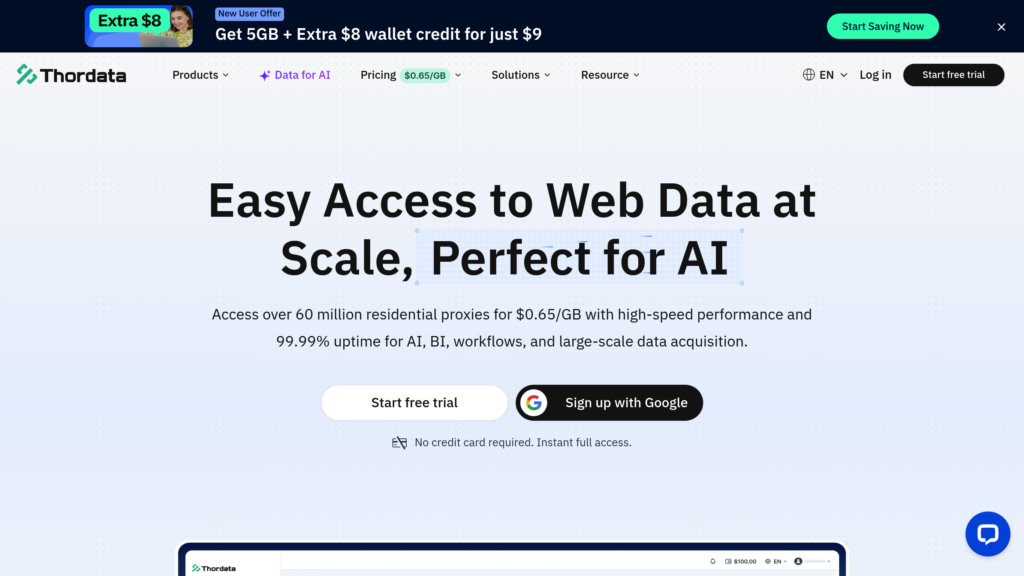 Thordata Screenshot