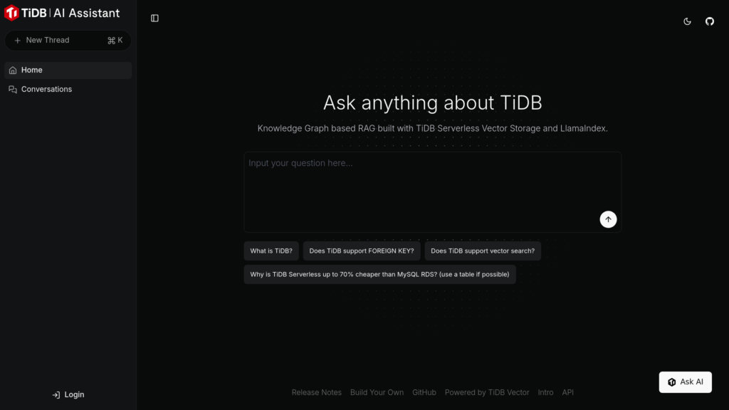 tidb.ai 截圖