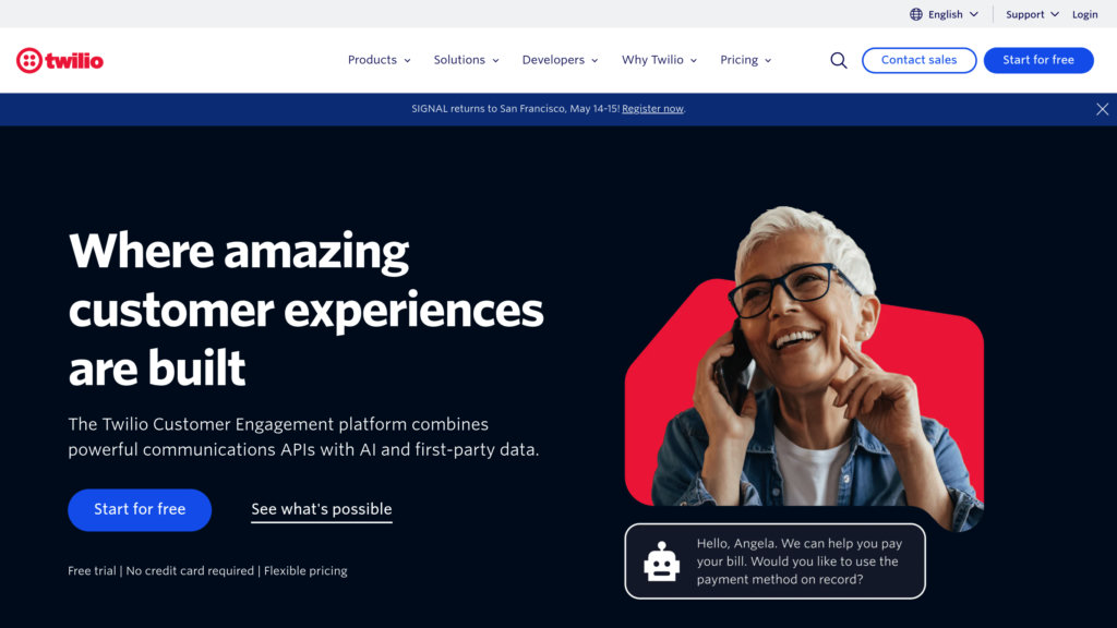 Twilio 截圖