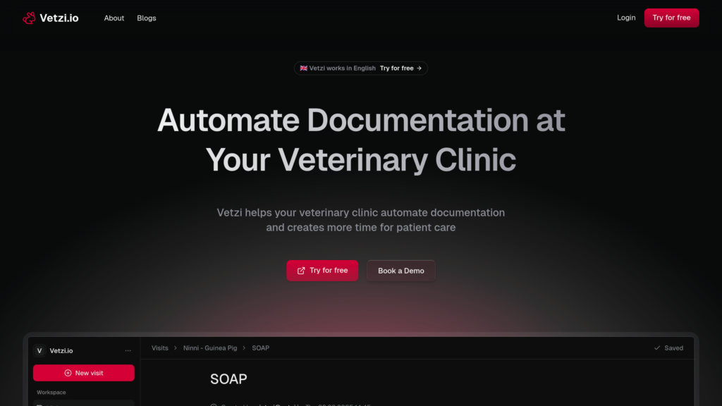 Vetzi.io 截圖