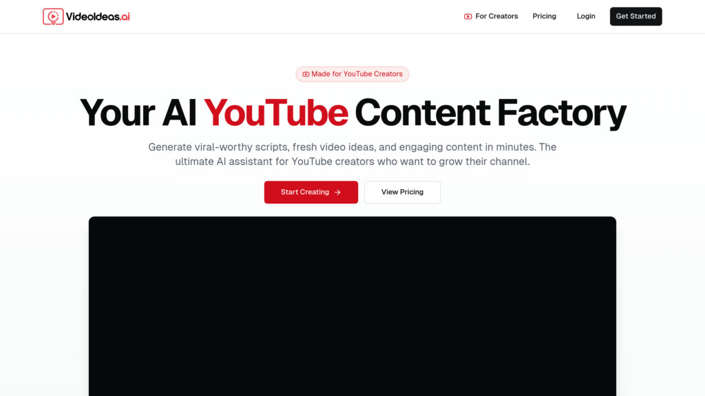VideoIdeas.ai Screenshot