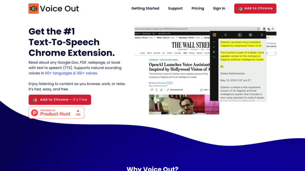 Voice Out Screenshot