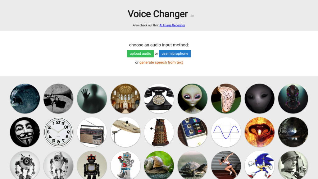 VoiceChanger.io Screenshot