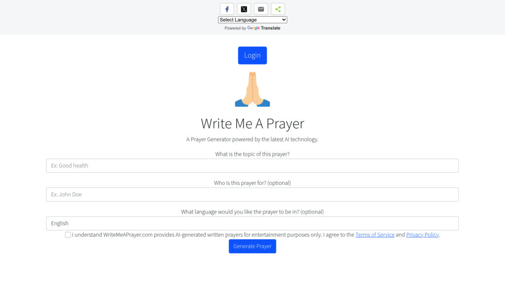Write Me A Prayer 截圖