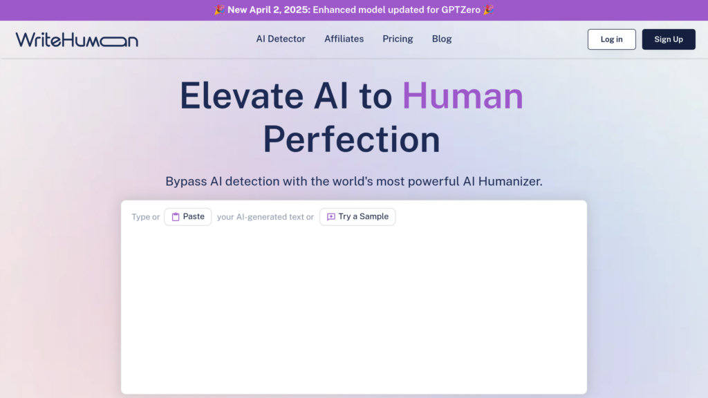 WriteHuman 截圖