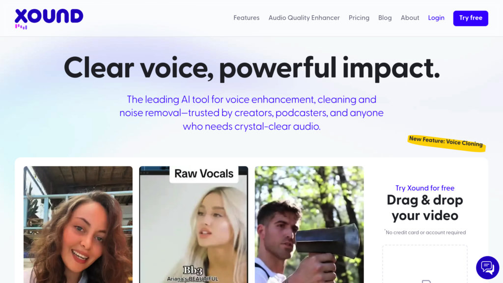 Xound.io Screenshot