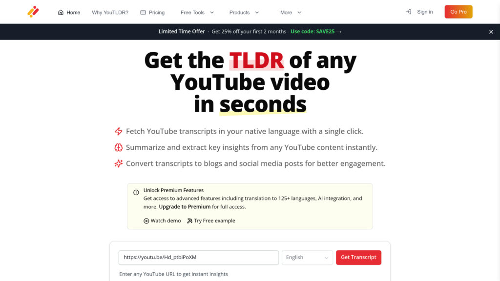 You-TLDR 截圖