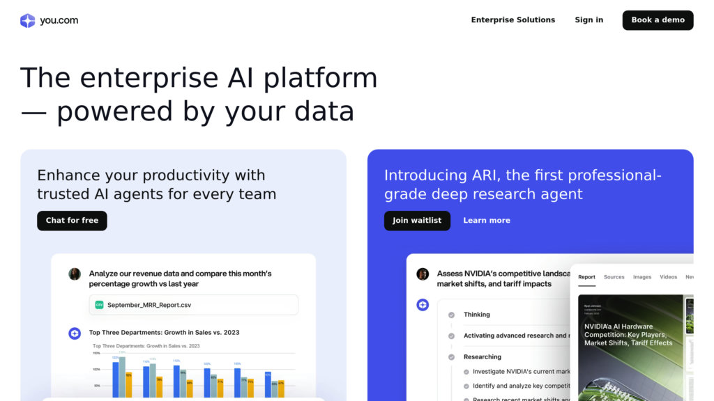 You.com Screenshot