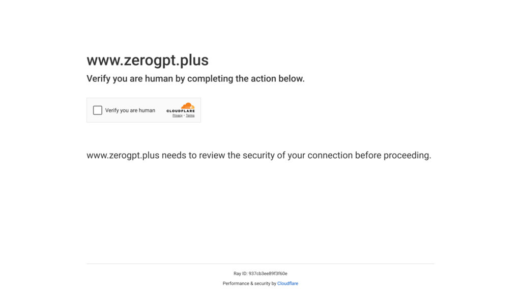 ZeroGPT Plus 截圖